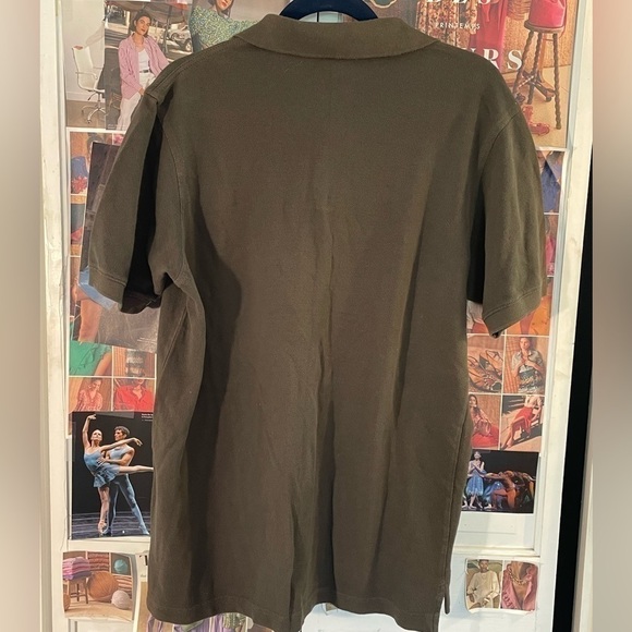 VINTAGE Men’s Banana Republic Olive Green Polo Size M - Picture 8 of 9